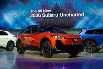 Subaru Uncharted 2026 SUV điện "song sinh" của Toyota C-HR+