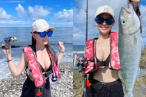 Mặc bikini gợi cảm đi câu cá, hot girl nhận về nhiều ý kiến trái chiều