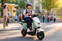 [GALLERY] Chi tiết xe máy điện Vinfast Amio S2 cho học sinh chỉ 12 triệu đồng