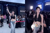 Em gái Văn Toàn nổi bật tại concert G-DRAGON với visual sáng rực