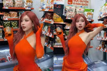 “Chị đẹp” Trang Pháp diện outfit rực rỡ, pose dáng khí chất trong siêu thị