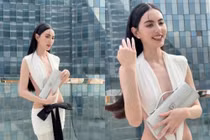 'Ma nữ đẹp nhất Thái Lan' Mai Davika diện váy khoét sâu táo bạo
