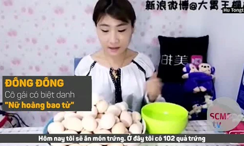Video: Hot girl nặng 45kg nhưng có sức ăn bằng 10 người