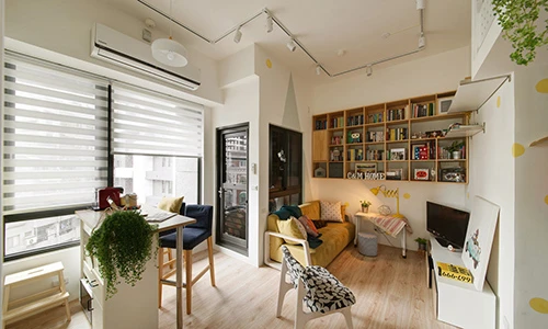 Căn hộ 45 m2 vẫn đủ tiện nghi dành cho người trẻ