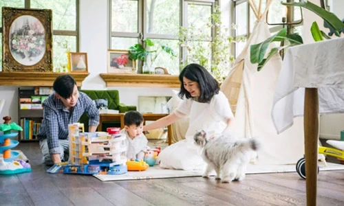 Ngắm nhìn nhà 2 tầng tràn ngập ánh sáng của vợ chồng trẻ Trung Quốc