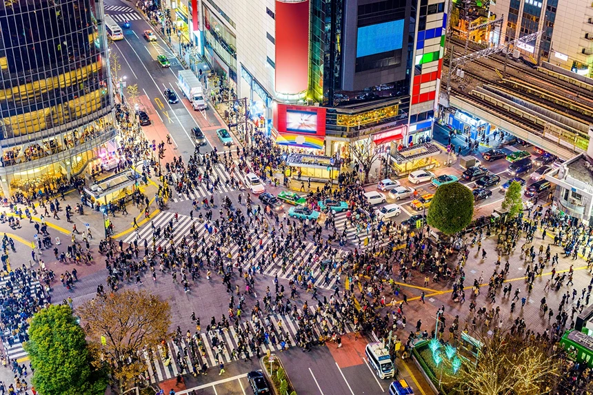 Video: Thăm giao lộ 'kinh hoàng' Shibuya của Tokyo