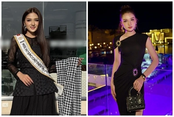 Thu Ngân chọn phong cách kín đáo khi nhập cuộc ở Miss Intercontinental