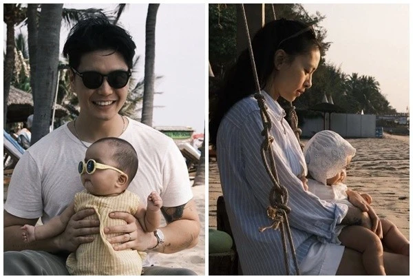 Huy Trần cảm nhận trọn vẹn hạnh phúc khi ở bên vợ con