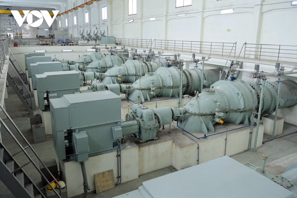 Trước mùa mưa 2026, guồng máy tại Trạm bơm Yên Sở đã sẵn sàng vận hành với công suất cao nhất.