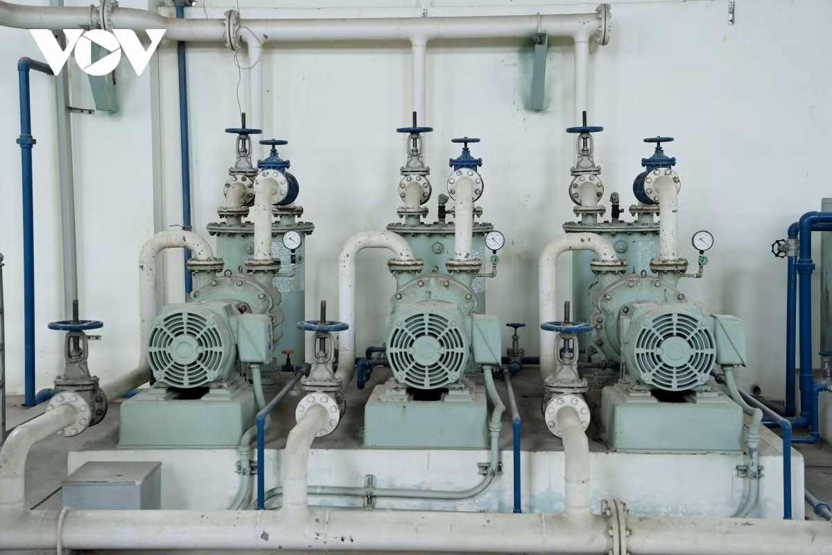 Các tổ máy Trạm bơm Yên Sở đã được sửa chữa, bảo dưỡng toàn diện, bảo đảm vận hành an toàn, ổn định trong mùa mưa 2026.