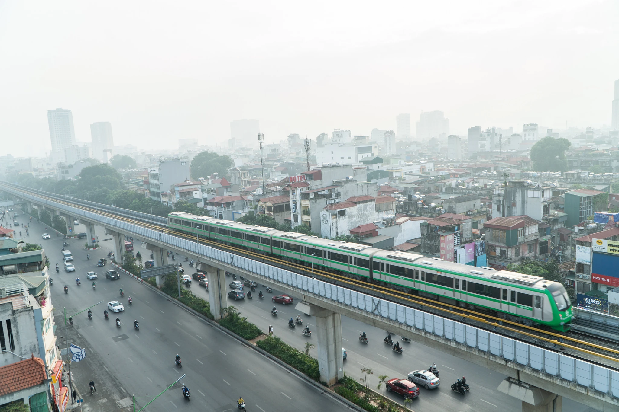 Hôm nay, đường sắt đô thị Cát Linh - Hà Đông bắt đầu vận hành