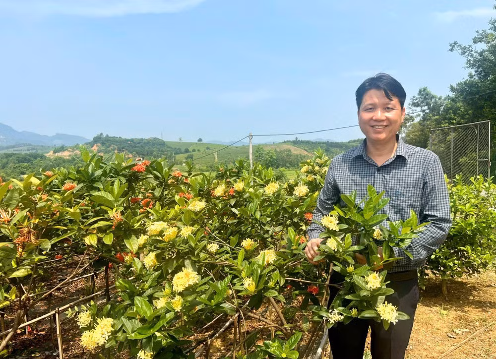 Anh Lê Mạnh Cường, xã Tu Vũ, tỉnh Phú Thọ. (Nguồn: Vietnam+)