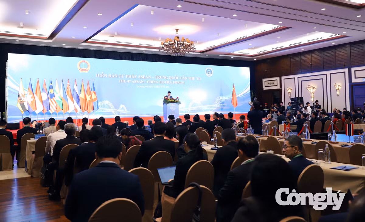 Toàn cảnh Diễn đàn Tư pháp ASEAN – Trung Quốc lần thứ tư.