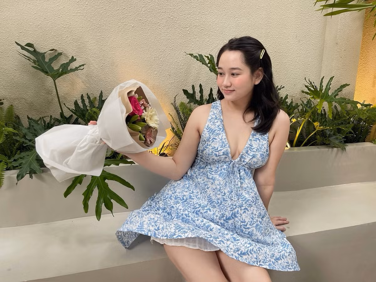 Không chỉ vóc dáng, thần thái của Trúc Anh cũng được nhận xét có nhiều chuyển biến tích cực. Ảnh: FB Trúc Anh