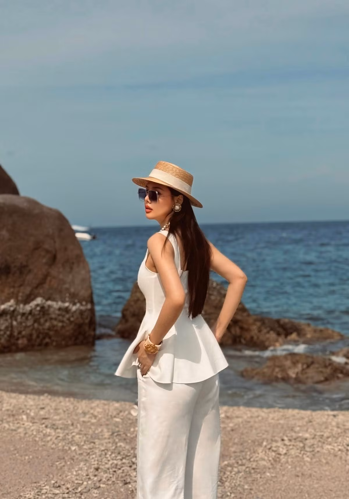 Nhan sắc của Phanh Lee được nhận xét ngày càng đằm thắm, thanh thoát và đầy khí chất. Ảnh: FB Phương Anh Lê