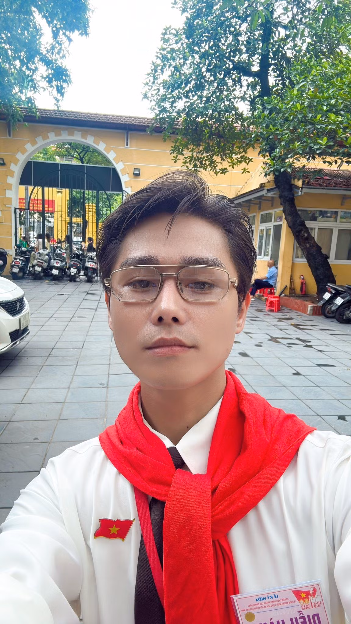 Ca sĩ - nhạc sĩ Tăng Duy Tân có mặt ở Hà Nội chuẩn bị cho đại lễ. Ảnh: FB Tăng Duy Tân