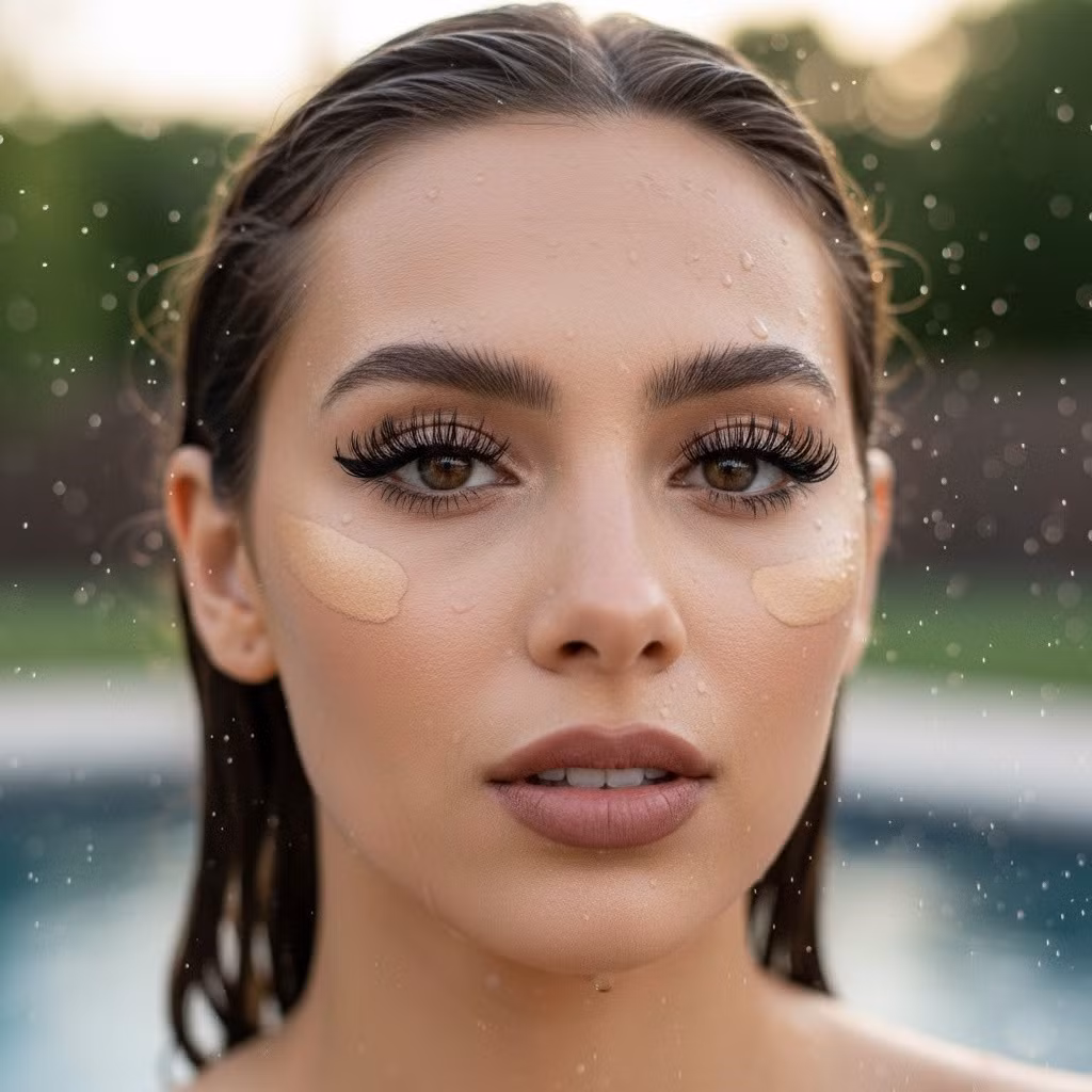 Ưu tiên mỹ phẩm chống nước như mascara, kẻ mắt hay che khuyết điểm chống nước sẽ giúp hạn chế tình trạng lem trôi do mồ hôi hay dầu nhờn, giữ cho tổng thể lớp trang điểm luôn gọn gàng, sắc nét.