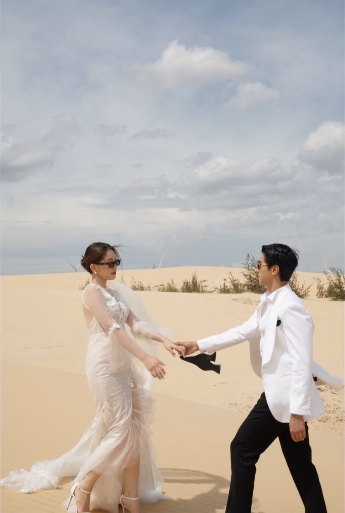 Vợ chồng Bình An - Phương Nga kỷ niệm 3 năm cưới. Ảnh: FB Nguyễn Bình An