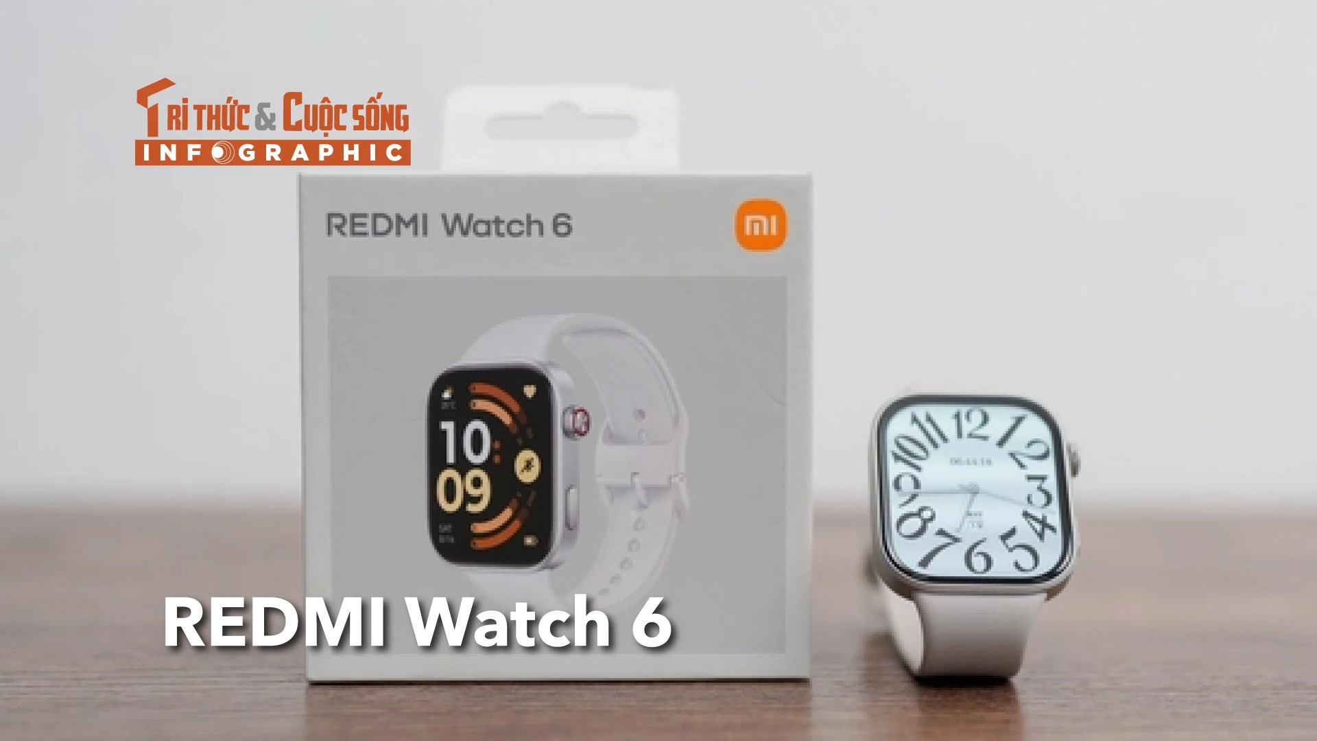 [INFOGRAPHIC] REDMI Watch 6 nâng cấp màn hình AMOLED, pin vẫn cực “trâu”