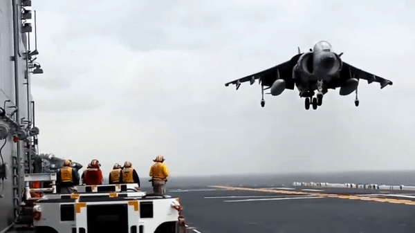Trọng lượng rỗng của AV-8B Harrier II là 6.340kg; trọng lượng cất cánh tối đa của chiếc máy bay này là 14.100kg.