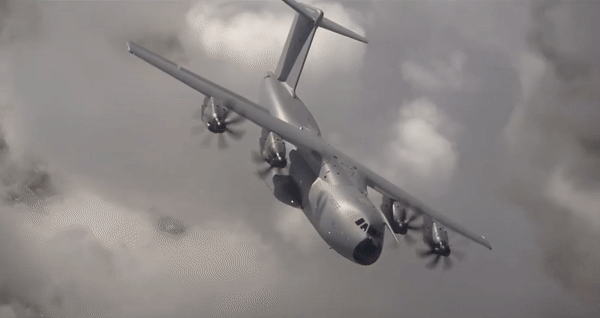 A-400M được đánh giá là loại máy bay vận tải quân sự cánh quạt hiện đại bậc nhất thế giới.