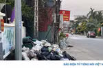 Rác chất đống, bốc mùi hôi thối ở xã Xuân Du, Thanh Hóa