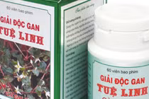 Giải độc gan Tuệ Linh bị phạt vì quảng cáo không phù hợp
