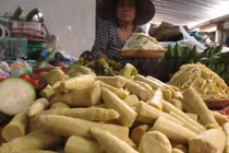 Nhuộm vàng măng tươi bằng chất nhuộm vải cực độc