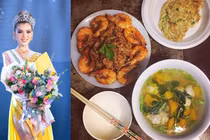 Hoa hậu chuyển giới Việt Nam 2020 trổ tài nấu loạt món ngon hấp dẫn