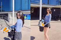 Tiểu thư gia tộc tỷ đô Đài Loan khoe da trắng, chân thon nuột nà