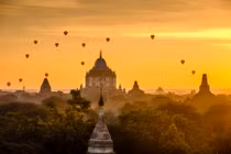 Điều bất ngờ về thánh địa đền chùa nổi tiếng Myanmar