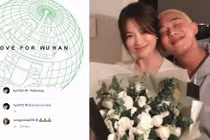 Song Hye Kyo công khai tựa đầu vào vai người đàn ông lạ