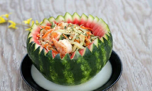6 món ngon khó cưỡng từ phần vỏ bỏ đi của dưa hấu