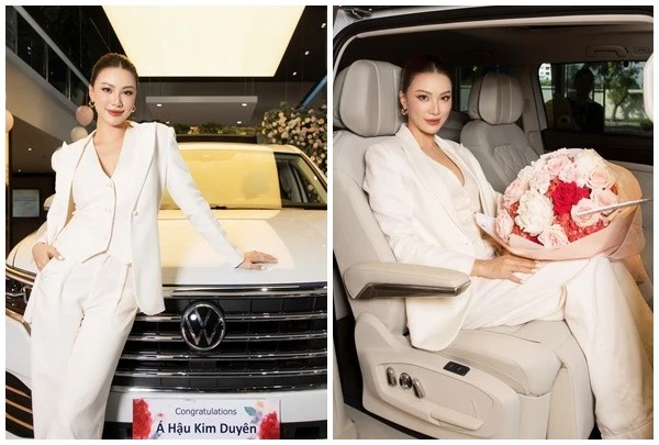 Á hậu Hoàn vũ Việt Nam Kim Duyên tậu xe sang