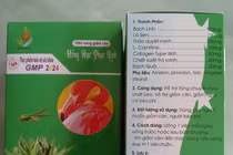 Viên nang giảm cân Hồng Hạc Phục Linh chứa 3 chất cấm
