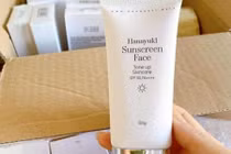 Kem chống nắng Hanayuki Sunscreen Body bị thu hồi toàn quốc