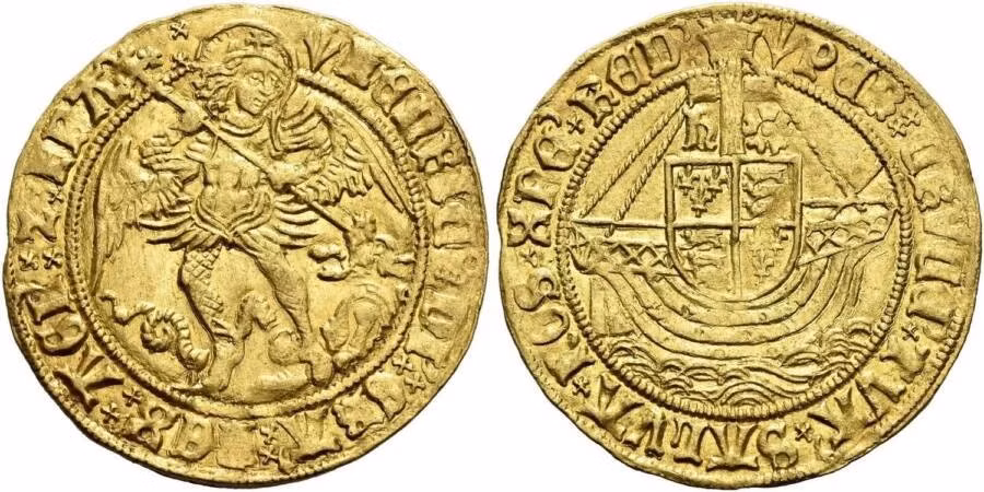 Theo các chuyên gia, 70 đồng tiền xu mà cặp vợ chồng trên tìm thấy có từ thời Tudor (tức từ những năm 1420 đến cuối những năm 1530). Khi báu tiền cổ này dường như đã được ai đó chôn giấu trong giai đoạn lịch sử đầy biến động của triều đại Vua Henry VIII. Ảnh: David Guest Numismatics.