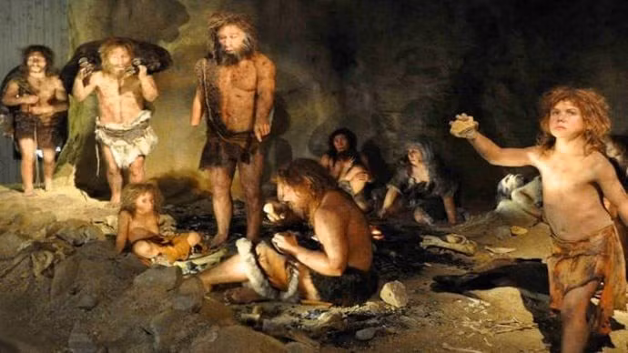 Phát hiện này cho thấy người Neanderthal ăn nhiều thịt giống những quan điểm trước đây. Ảnh: Pinterest/ Wake Up World.