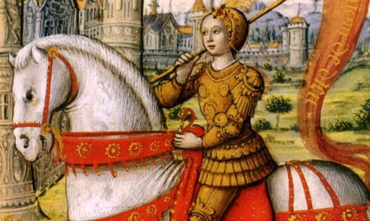 Sinh năm 1412, nữ tướng lừng danh Jeanne d'Arc lớn lên trong một gia đình bình thường ở làng Domrémy, Pháp. Vào thời điểm ấy, nước Pháp đang xảy ra chiến tranh với Anh và cuộc chiến này được gọi là Chiến tranh trăm năm (kéo dài từ năm 1337 - 1453). Ảnh: Wikipedia.