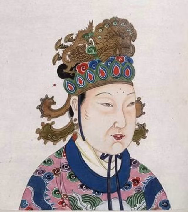 Tranh vẽ chân dung Võ Tắc Thiên
