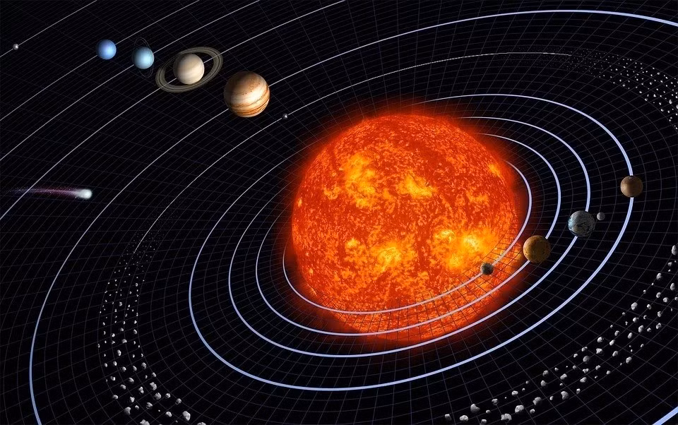 So với những hình ảnh trước đây từ kính viễn vọng Hubble, vốn chỉ cho thấy một vùng mờ nhạt, thiết bị NIRCam của JWST đã phơi bày rõ ranh giới sắc nét giữa các vùng khí nóng và lạnh. Những mảng màu xanh lam biểu thị khu vực nóng nhất, nơi khí bị kích thích bởi tia cực tím. Xa hơn là các vùng màu vàng, nơi hydro bắt đầu liên kết thành phân tử, trong khi sắc đỏ cho thấy những khu vực lạnh nhất, nơi khí loãng dần và bụi vũ trụ hình thành. Ảnh: Pixabay.