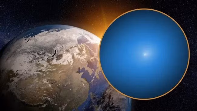 Những điều trên cho thấy 3I/ATLAS không hình thành tại "khu vực địa phương" của thiên hà mà có thể xuất phát từ một hệ sao giàu carbon và oxy, với mức kim loại tương đối cao. Ảnh: Comet inset: NASA, ESA, STScI, D. Jewitt (UCLA). Image Processing: J. DePasquale (STScI)). Graphic made in Canva Pro.