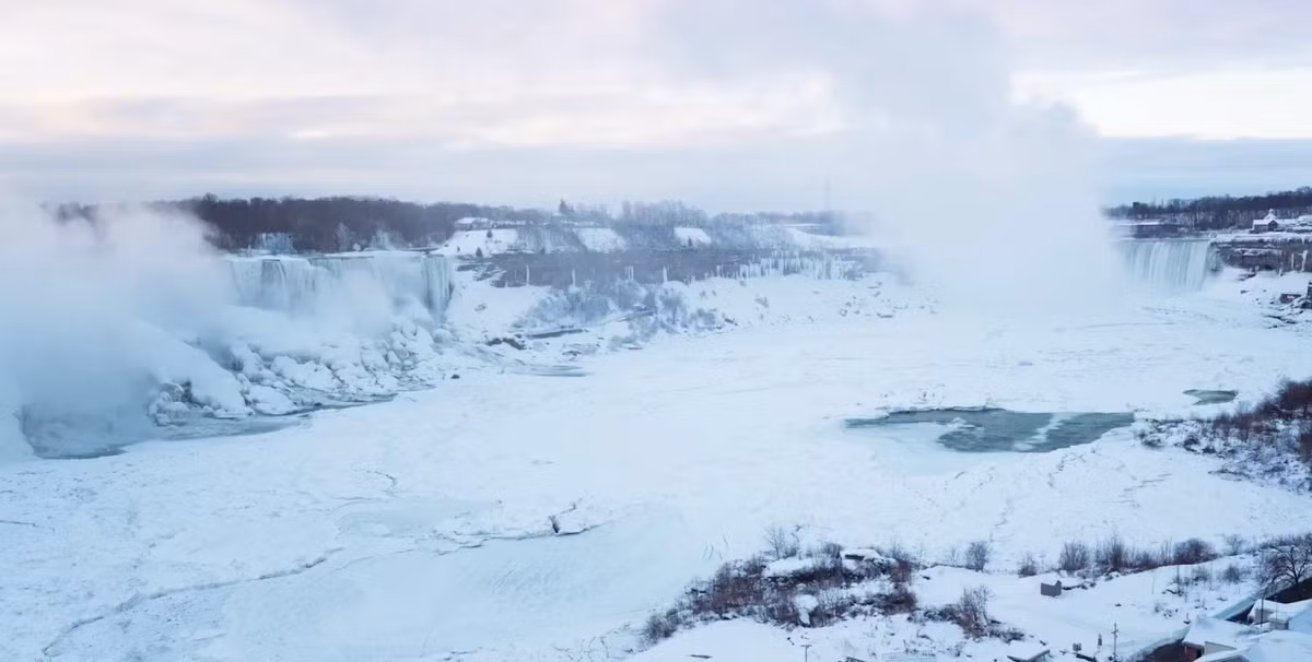 Thêm nữa, sương mù xuất hiện ở khu vực thác Niagara càng tạo nên cảnh quan độc đáo, thú vị. Ảnh: Niagara Parks.