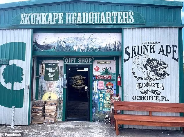 Dave Shealy cho biết lần đầu tiên ông nhìn thấy quái vật Skunk vào năm 1974. Khi ấy, ông 10 tuổi. Ảnh: Facebook.