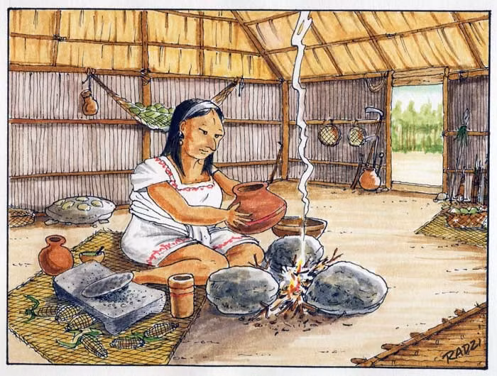 Theo nghiên cứu, người Maya thường cố ý tạo hình răng bằng cách dũa hoặc khắc. Các nghệ nhân thường dùng những công cụ bằng đá để khoét lỗ trên bề mặt răng rồi đặt đá quý vào trong - thường là ngọc bích nhưng đôi khi cũng là đá vỏ chai hoặc đá pirit trước khi cố định bằng keo hữu cơ. Ảnh: mexicolore.