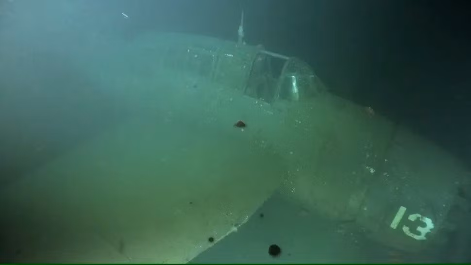 Xác tàu ngầm USS F-1 được tìm thấy ở độ sâu cách mặt biển khoảng 400m. Ảnh: Anna Michel, Woods Hole Oceanographic Institution; NSF GEO; © Woods Hole Oceanographic Institution.