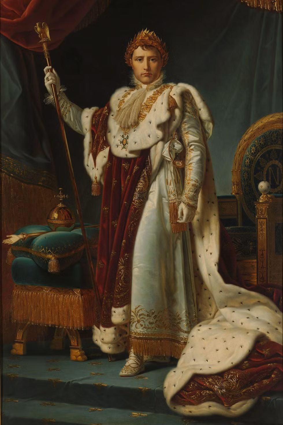 Trong thời gian ở Ai Cập, hoàng đế Napoleon quyết định ngủ một đêm trong Đại kim tự tháp Giza. Ông qua đêm một mình trong căn phòng có tên là "Phòng Vua" (King’s Chamber) để trải nghiệm cảm giác huyền bí mà ông thường được nghe kể. Ảnh: Getty Images.
