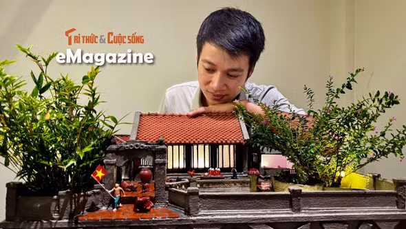 [e-Magazine] 9X Hưng Yên ‘thu nhỏ’ nhà xưa qua mô hình tiểu cảnh