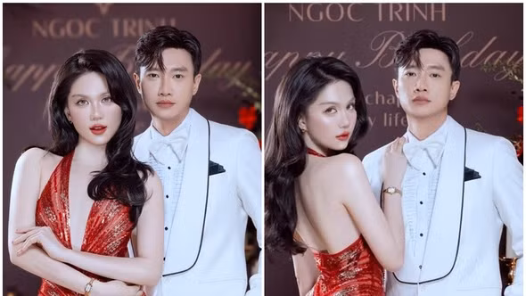 [GALLERY] Lời chúc ngọt ngào của Quốc Trường dành cho Ngọc Trinh