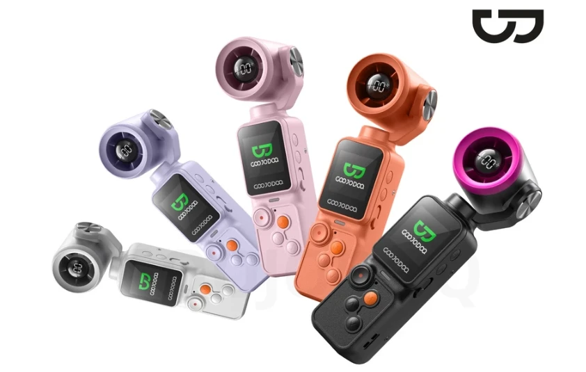 Quạt mini “tiến hóa”, giờ quay được cả video